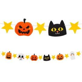 Pappersgirlang Halloween