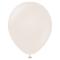 Beige Stora Standard Latexballonger White Sand