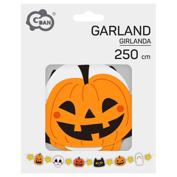 Pappersgirlang Halloween
