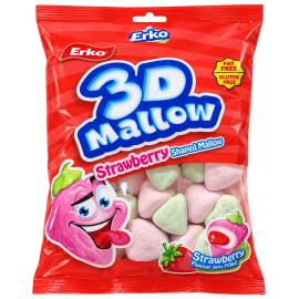 Marshmallows med Jordgubbsfyllning