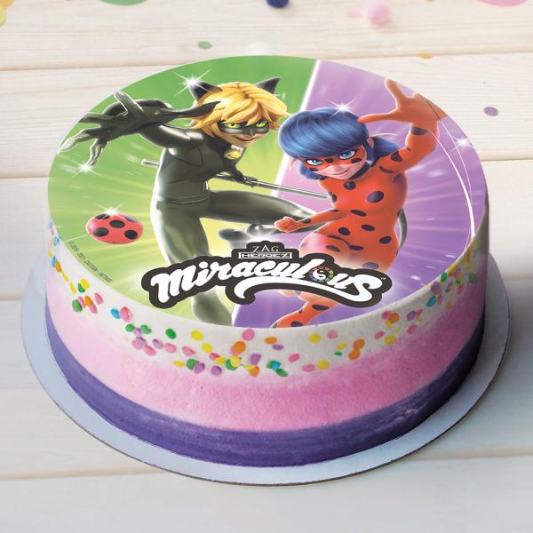 Tårtbild Miraculous Ladybug 20 cm A