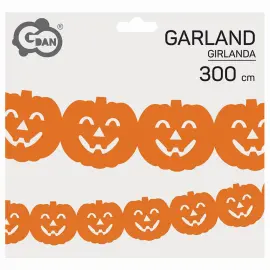 Pappersgirlang Pumpor Orange