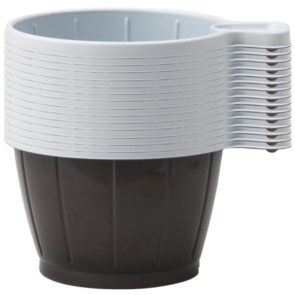 Svarta Kaffekoppar i Plast 50-pack