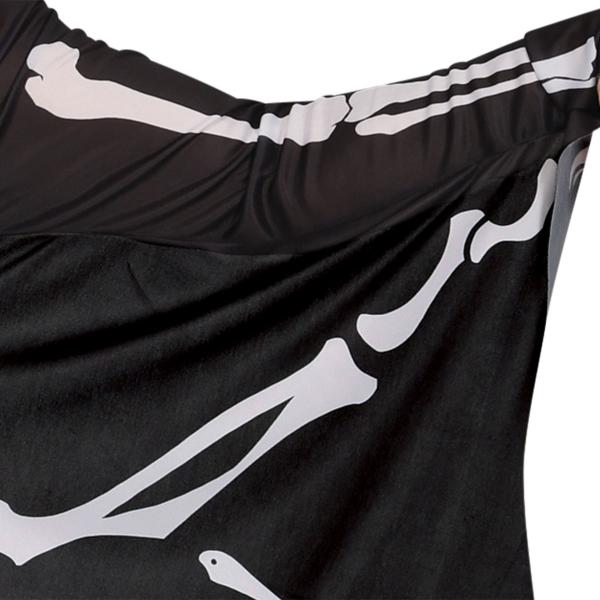 Fladdermusdräkt Skelett Svart
