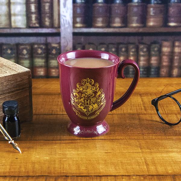 Hogwarts Mugg Vinröd