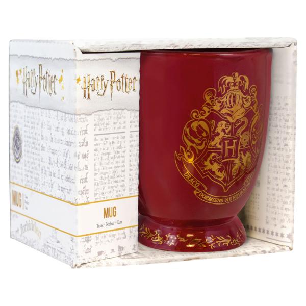 Hogwarts Mugg Vinröd