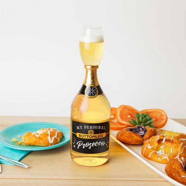 Bottenlöst Prosecco Glas