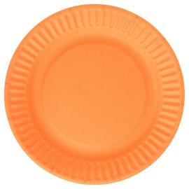 Papperstallrikar Orange