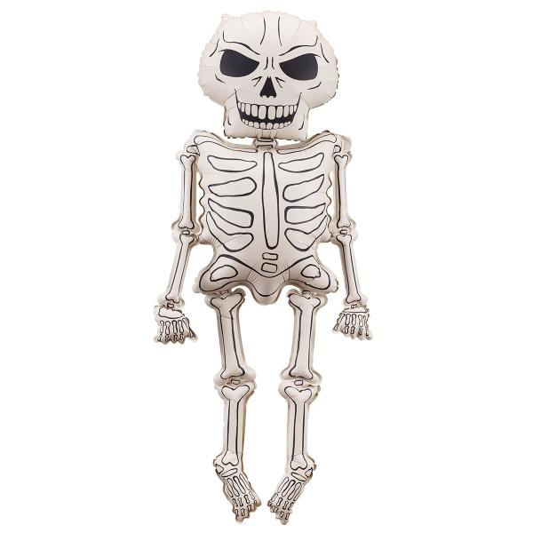 Folieballong Skelett