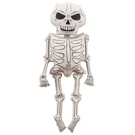 Folieballong Skelett