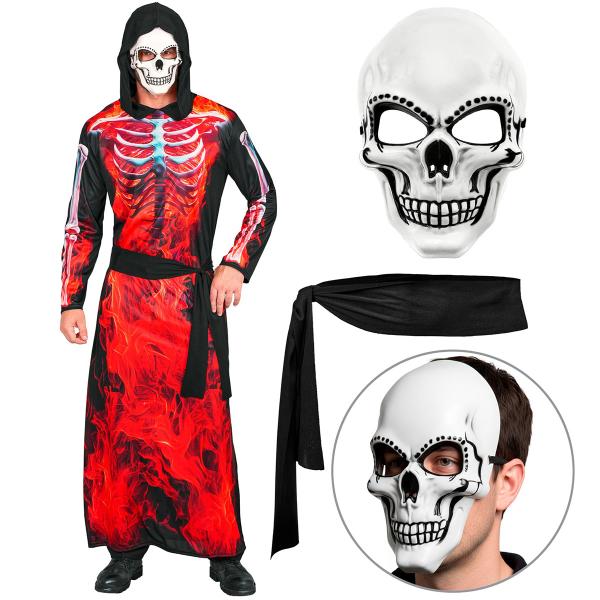 Maskeraddräkt Liemannen med Flammor