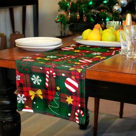 Jullöpare med Rutmönster