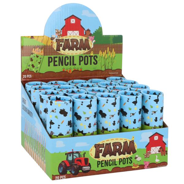 Bondgård Färgpennor i Tub 8 cm 12-pack