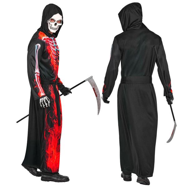 Maskeraddräkt Liemannen med Flammor