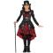 Gotisk Maskeraddr&auml;kt R&ouml;d/Svart Barn