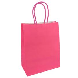 Presentp&aring;se Knallrosa 16 x 8 x 22 cm