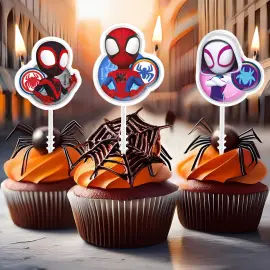 Spidey och Vänner Tårtljus 4-pack