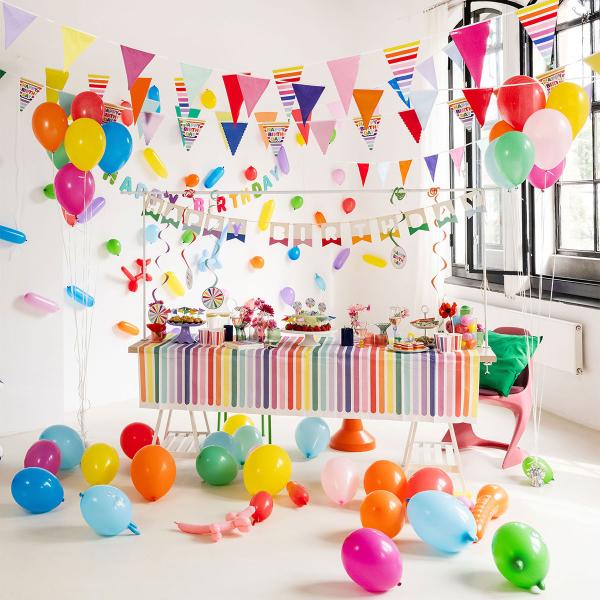 Figurballonger Möss Färgmix Matt 65 cm 4-pack