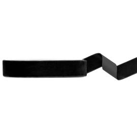 Sammetsband Svart 25 mm
