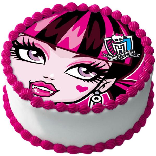 Monster High Tårtbild Oblat B
