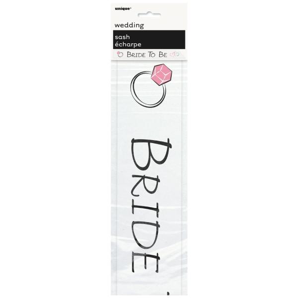 Bride To Be Ordensband Vit