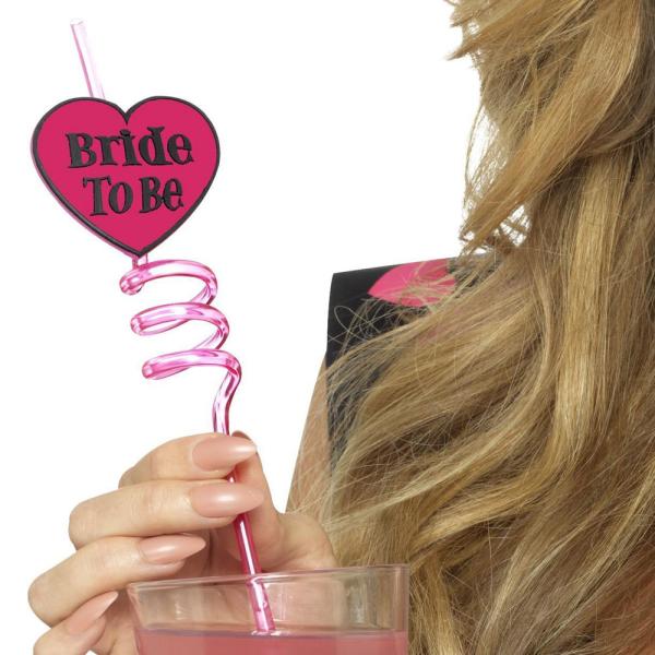 Bride To Be Sugrör med Twist