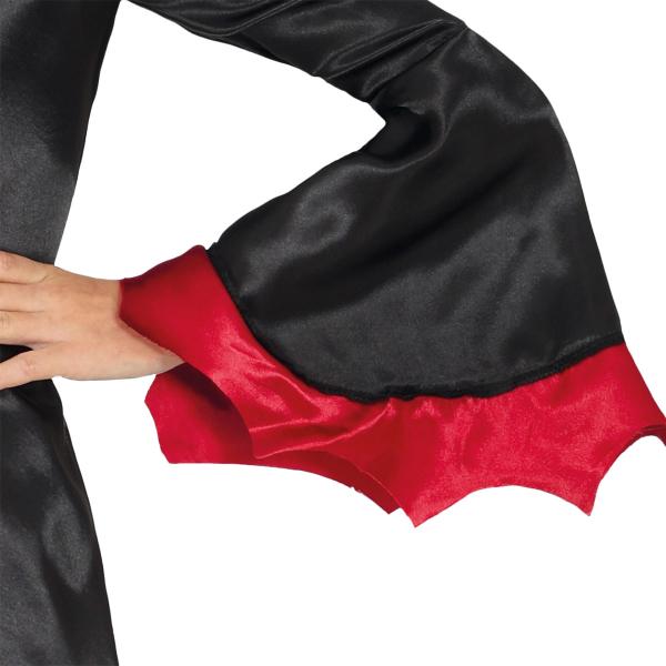 Maskeraddräkt Vampyr Vinröd/Svart Barn