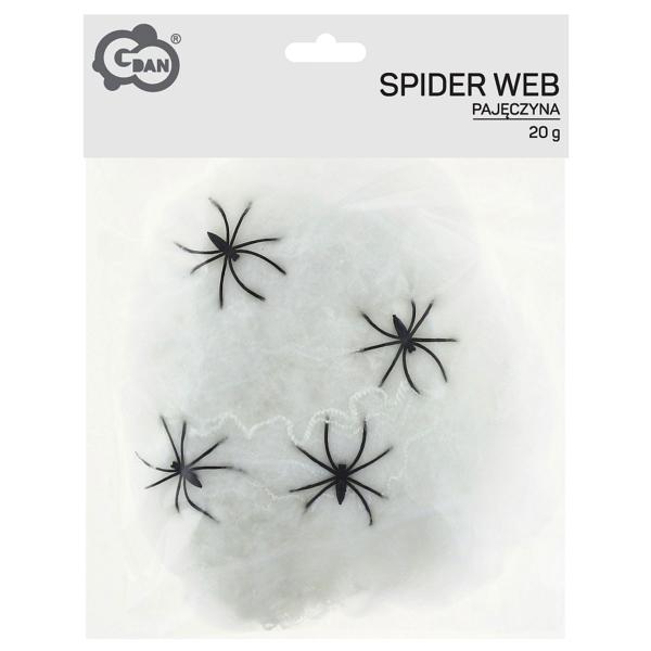 Spindelnät Vit