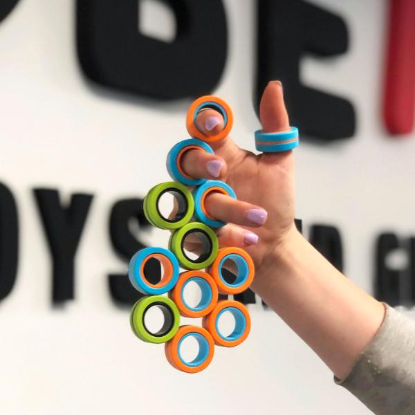 Magnetiska Ringar Fidget Leksak
