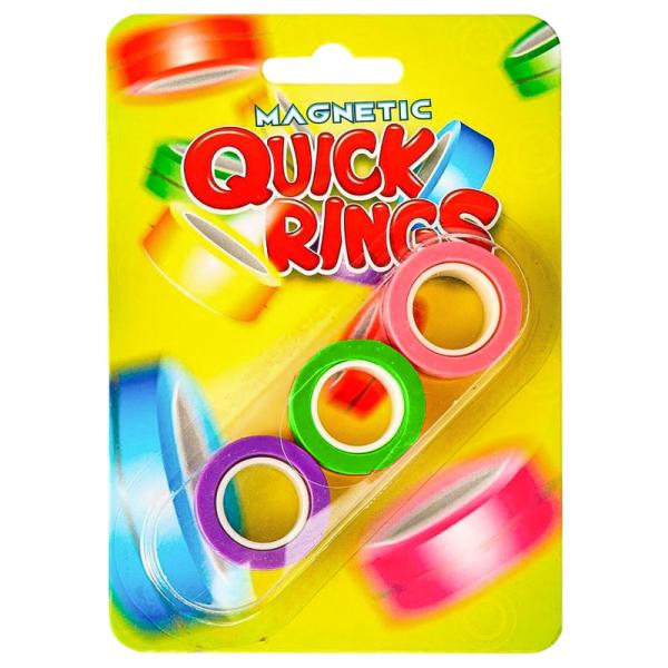 Magnetiska Ringar Fidget Leksak Neon