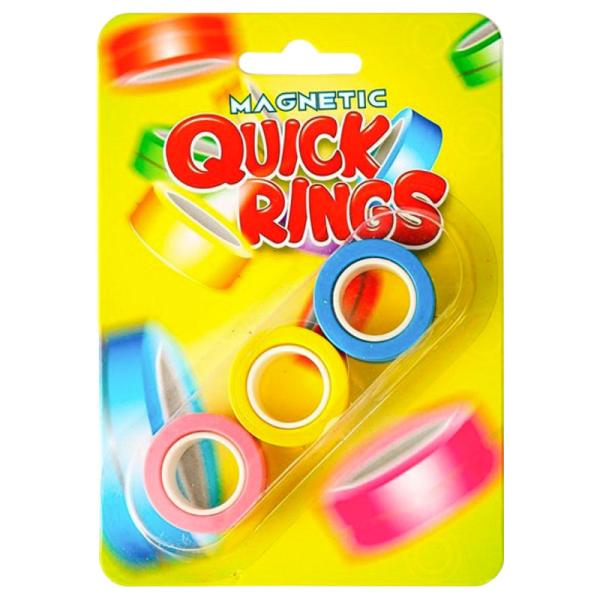 Magnetiska Ringar Fidget Leksak Neon