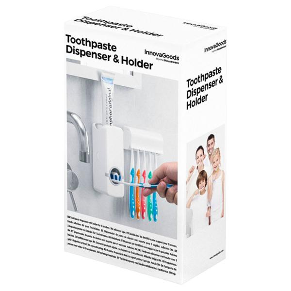 Tandkrämsdispenser och Tandborsthållare
