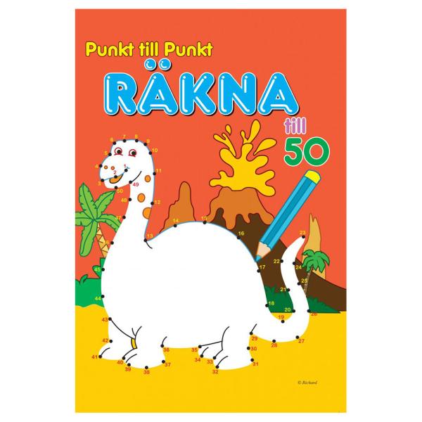 Målarbok Räkna till 50