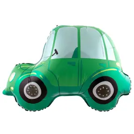 Folieballong Bil Gr&ouml;n 68 x 45 cm