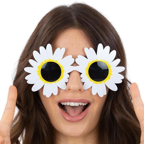 Glasögon Daisy Blommor