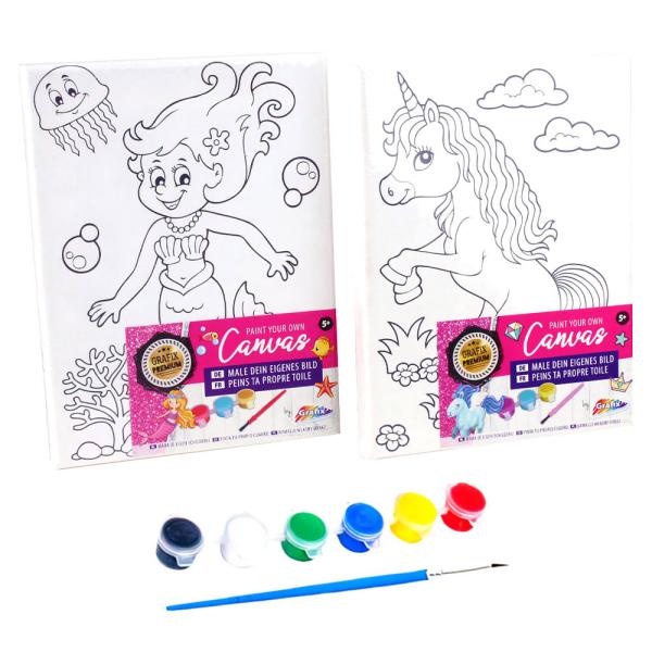 Måla Din Egen Canvastavla Set