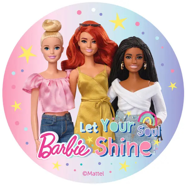 Tårtbild Barbie A