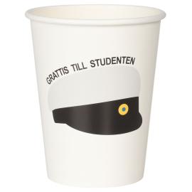 Pappersmuggar Studentm&ouml;ssa 25 cl 8-pack