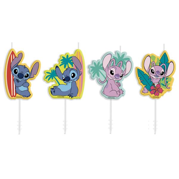 Stitch & Angel Tårtljus 4-pack