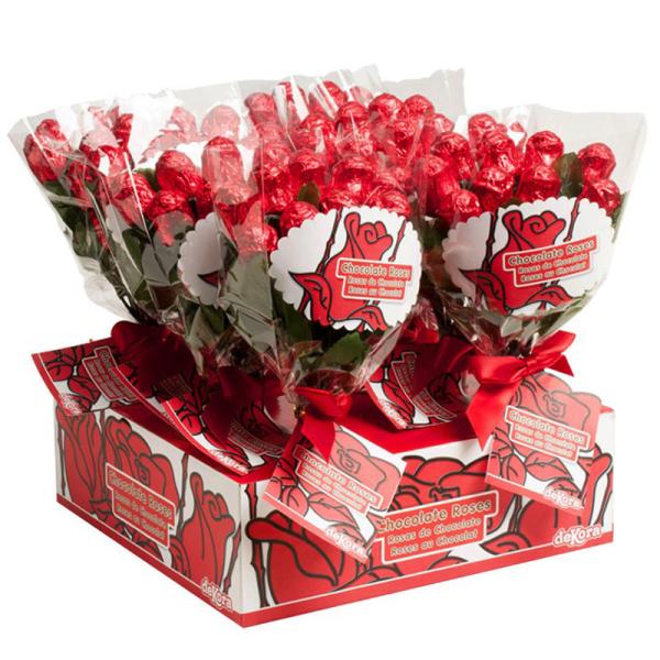 Bukett med Chokladrosor