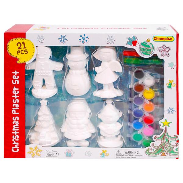 Måla Dina Egna Julfigurer Set