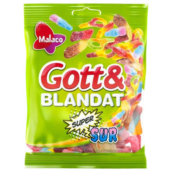 Malaco Gott och Blandat Supersur