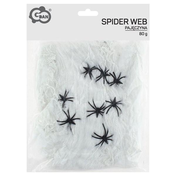 Spindelnät Vit
