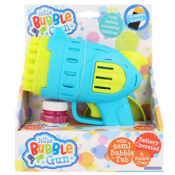 LED Såpbubbelpistol 32 Hål 50 ml 17 cm