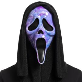 Ghostface Mask Marmorerad Lila