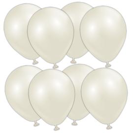 Latexballonger Elfenbensvit 13 cm