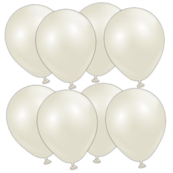 Latexballonger Elfenbensvit 13 cm