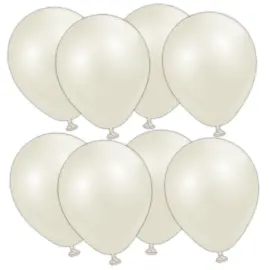 Latexballonger Elfenbensvit 13 cm