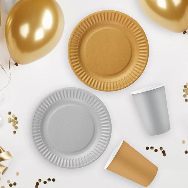 Pappersmuggar Matt Guld 25 cl 6-pack