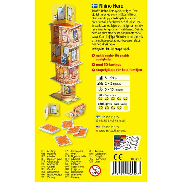 Rhino Hero Spel